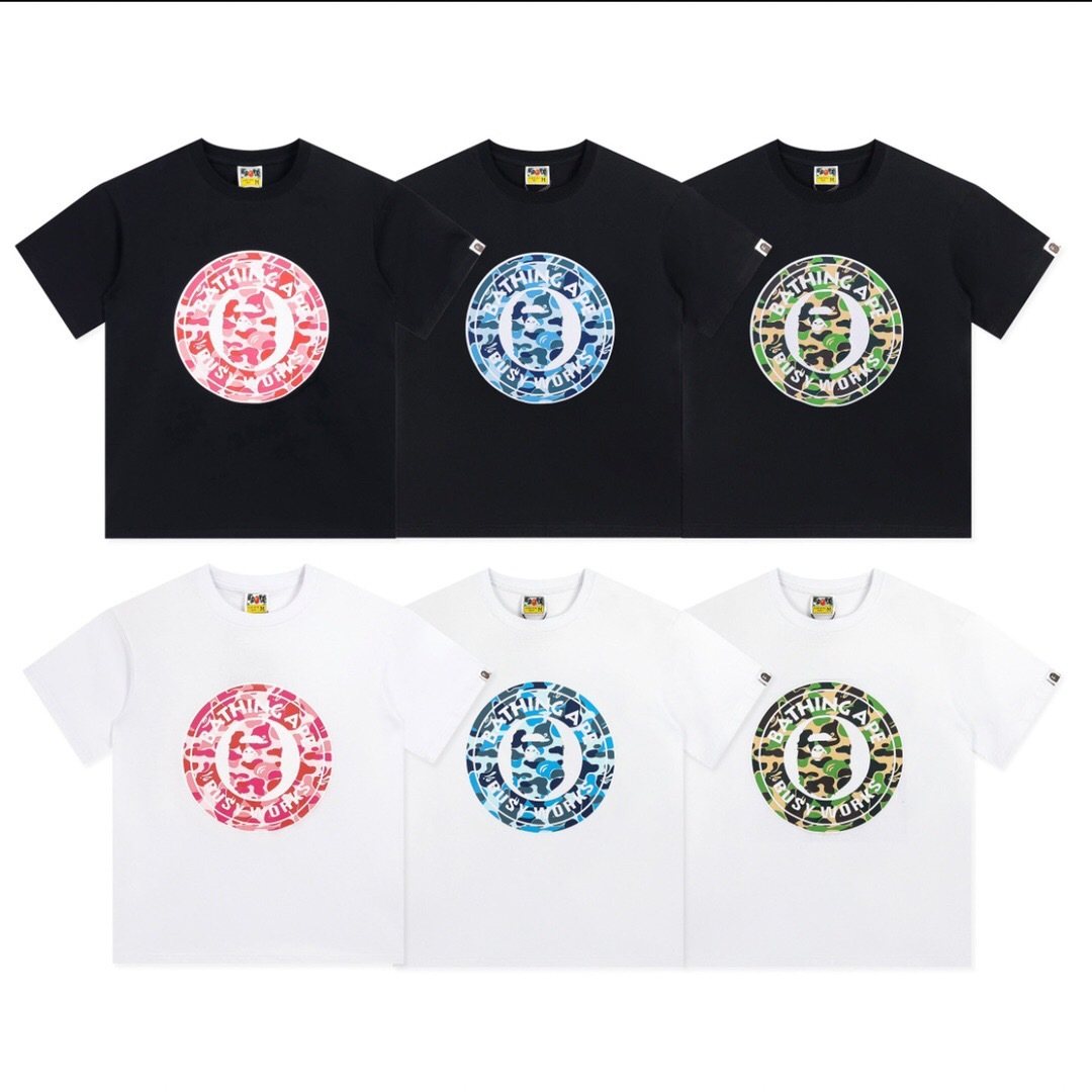 BAPE Circular Front Graphic T-Shirt ¡ª comparison