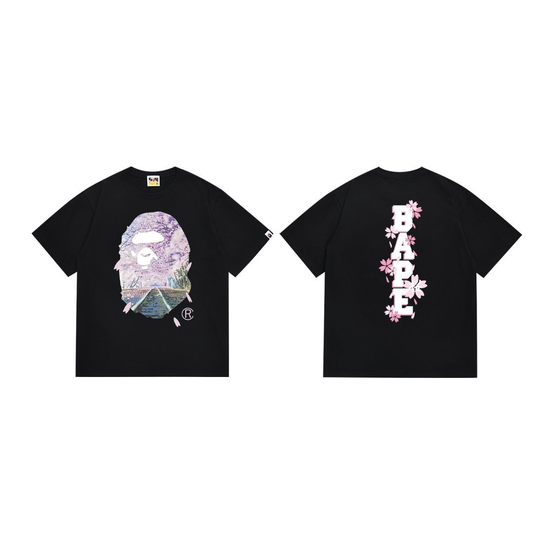 BAPE Ape Head Cherry Blossom Graphic T-Shirt ¡ª hero
