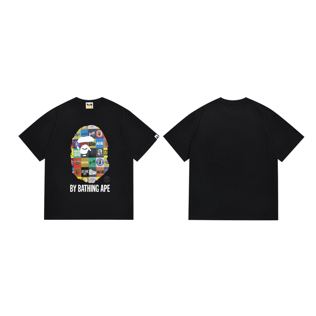 BAPE Multicolor Ape-Head Graphic T-Shirt ¡ª front