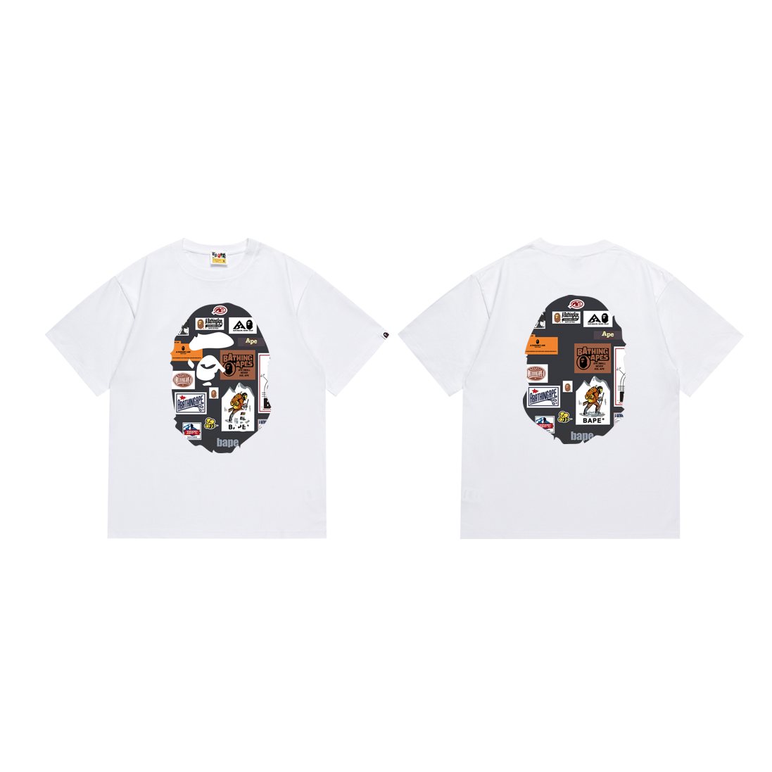 BAPE Ape Head Short-Sleeve Graphic T-Shirt ¡ª front