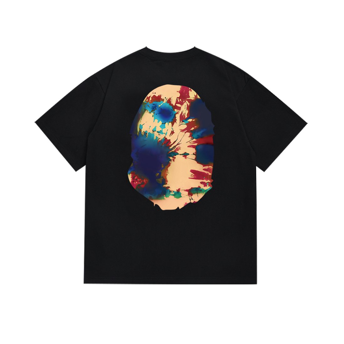 BAPE Ape Head Tie-Dye Graphic T-Shirt ¡ª back