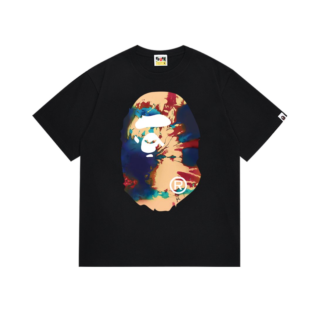 BAPE Ape Head Tie-Dye Graphic T-Shirt ¡ª hero