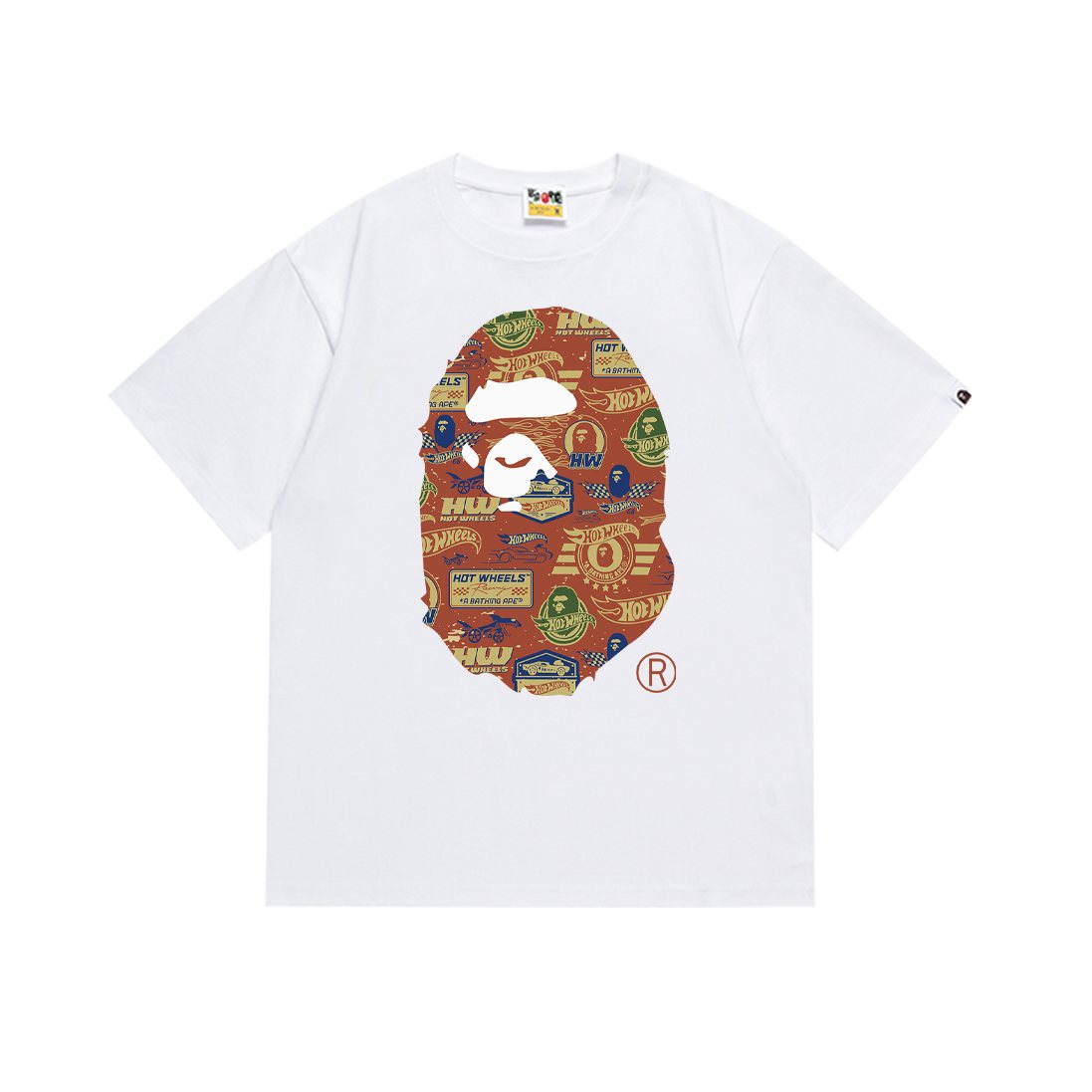 BAPE Multicolor Ape Head Graphic Short-Sleeve T-Shirt ¡ª front