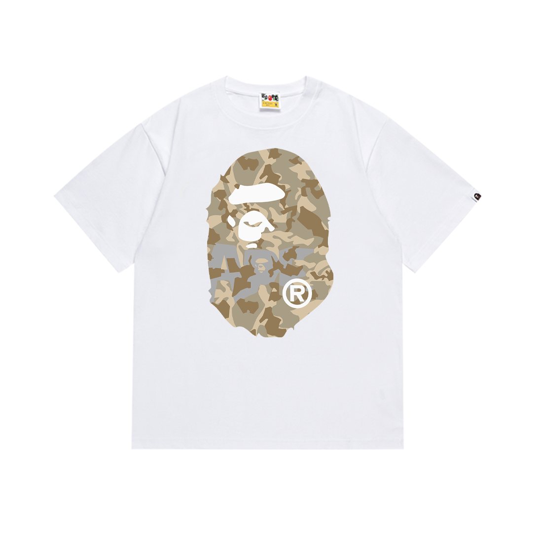 BAPE Camo Ape-Head Graphic T-Shirt ¡ª front