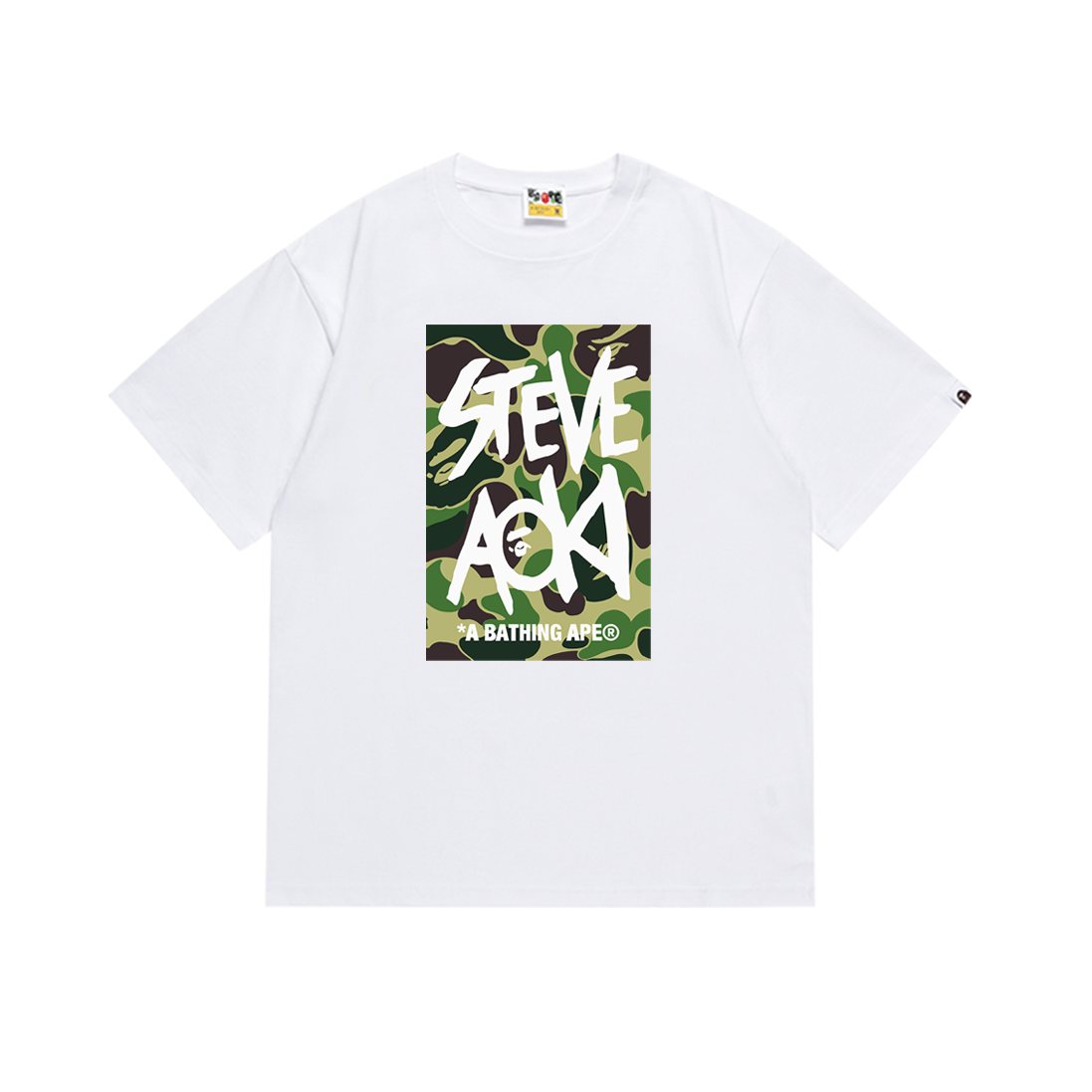 BAPE Steve Aoki Camo Graphic T-Shirt ¡ª front