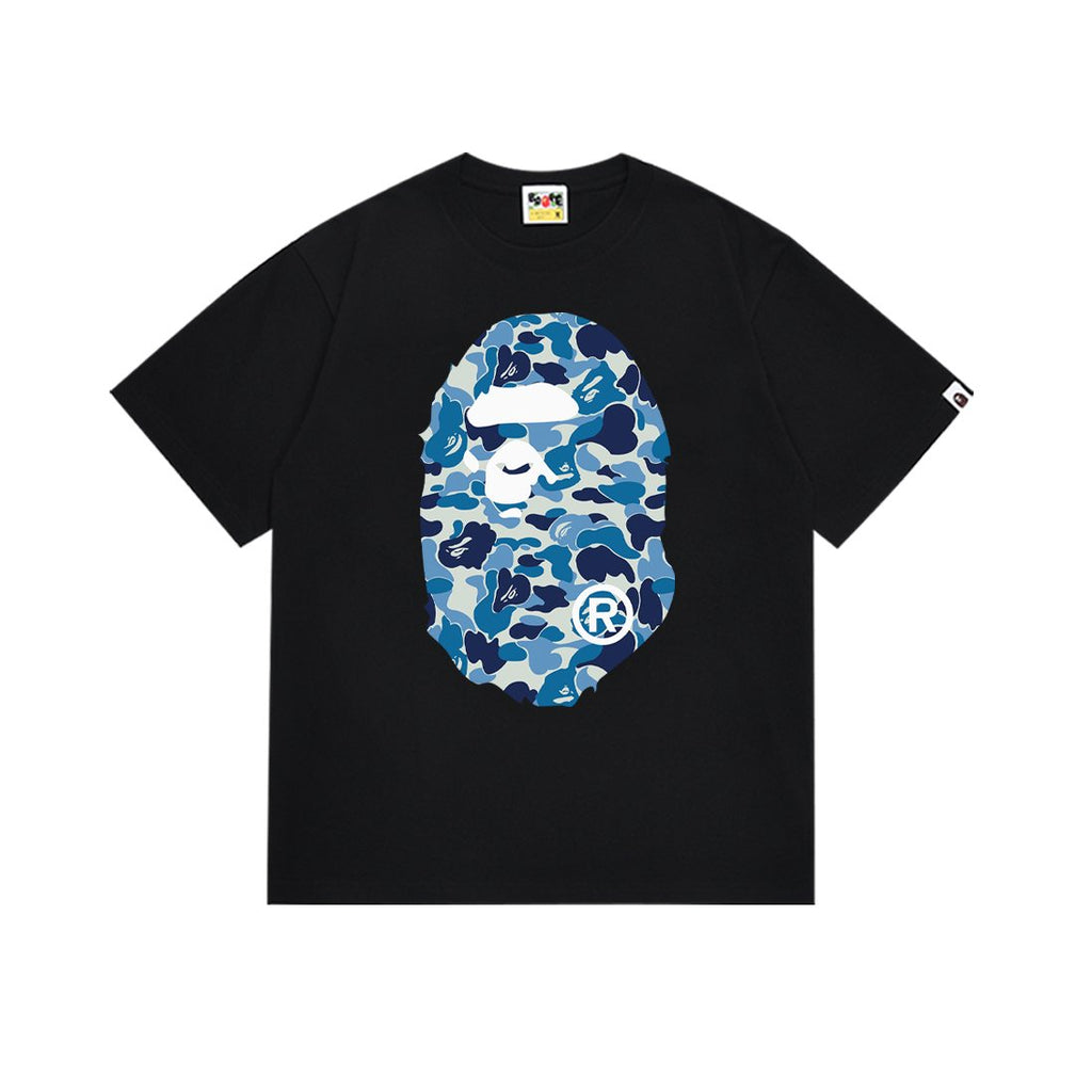 BAPE Camouflage Ape-Head Graphic Short-Sleeve T-Shirt ¡ª front