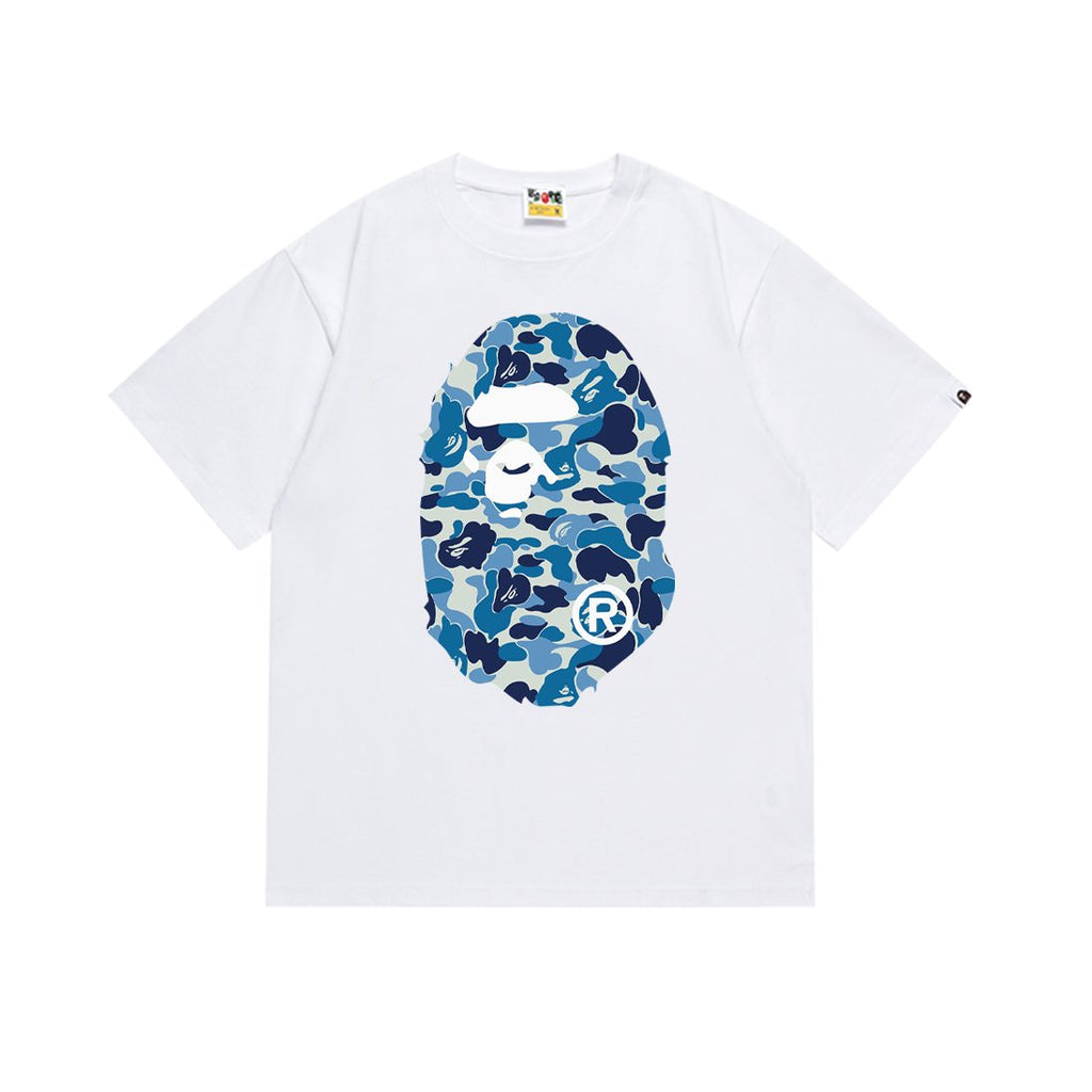 BAPE Camouflage Ape-Head Graphic Short-Sleeve T-Shirt ¡ª front