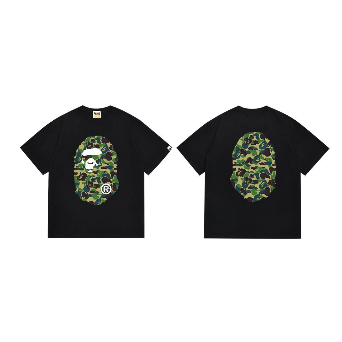 BAPE Camouflage Ape-Head Graphic Short-Sleeve T-Shirt ¡ª hero