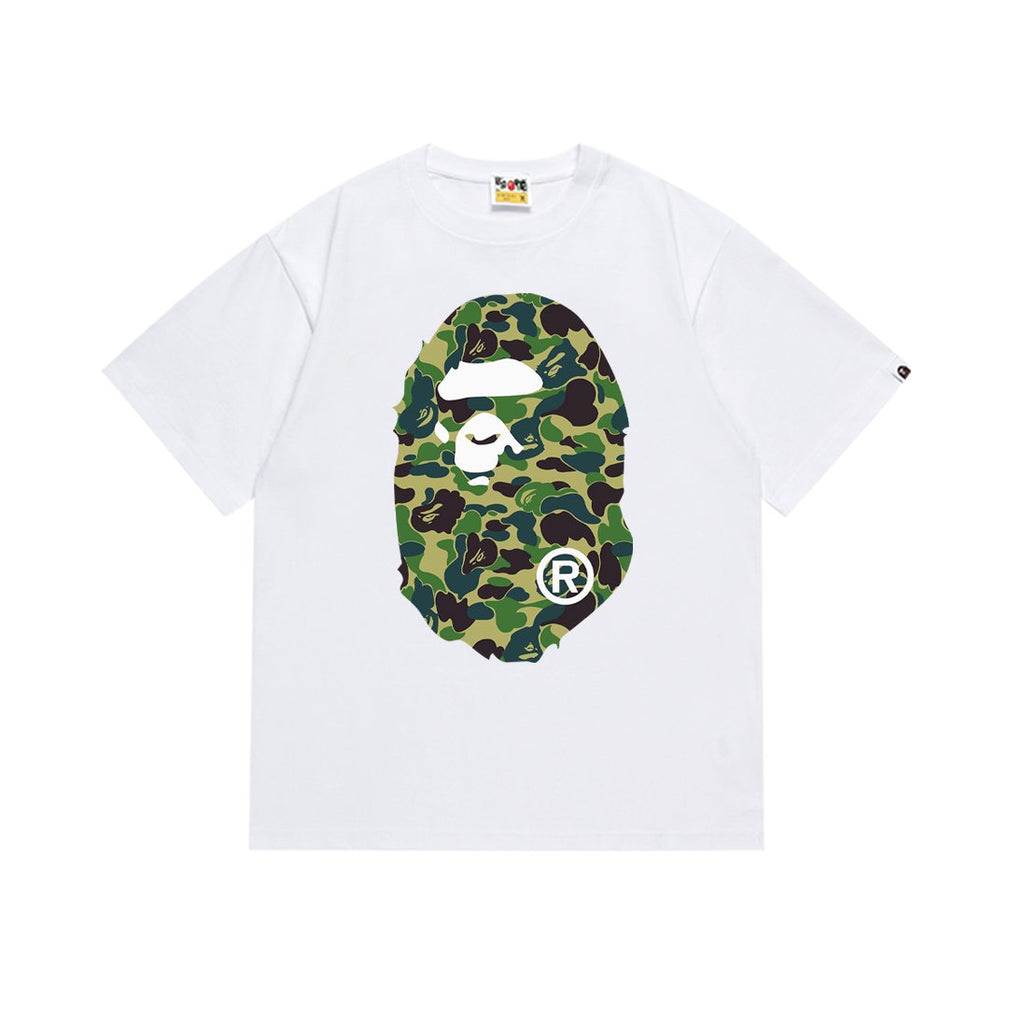 BAPE Camouflage Ape-Head Graphic Short-Sleeve T-Shirt ¡ª front