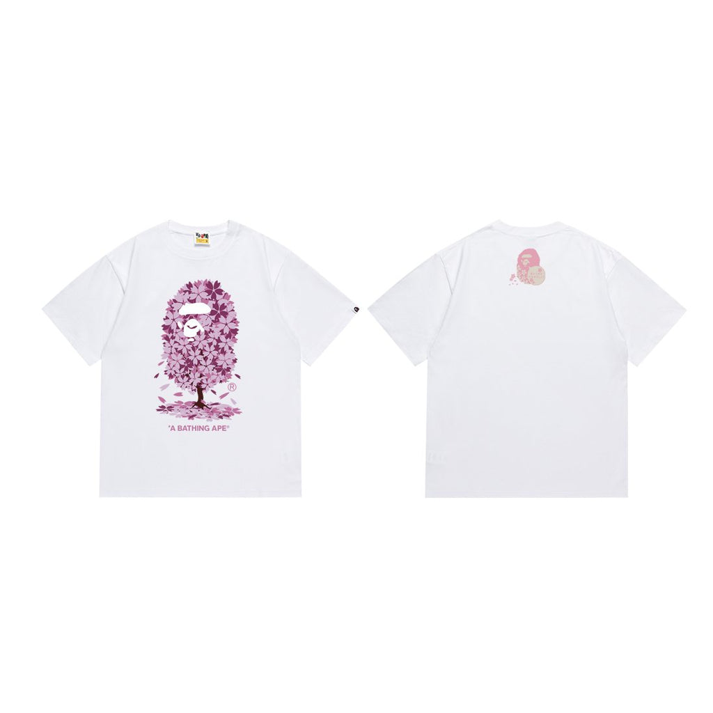 BAPE Pink Graphic Short-Sleeve T-Shirt ¡ª front