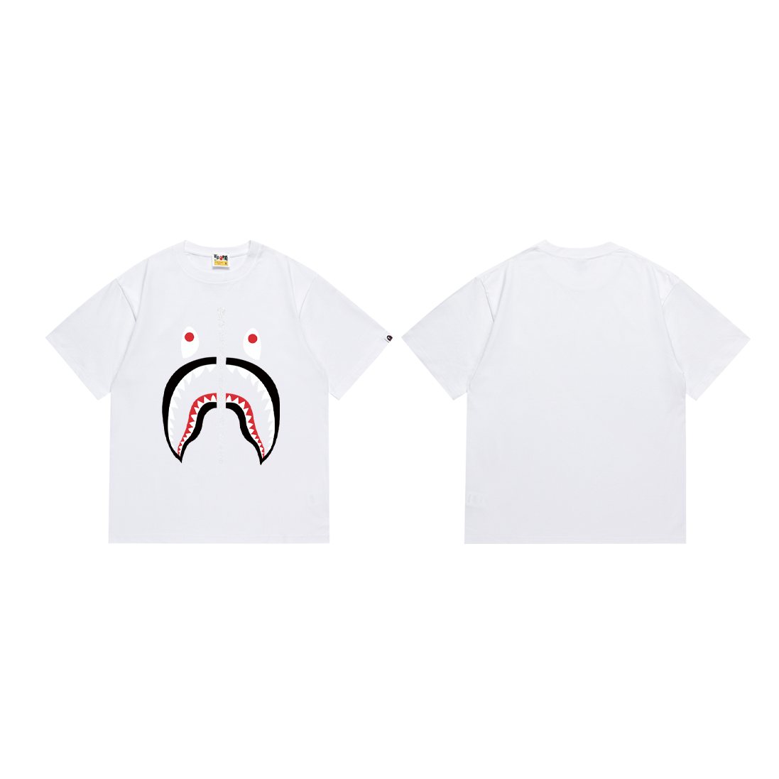 BAPE Shark Zip Graphic T-Shirt ¡ª front
