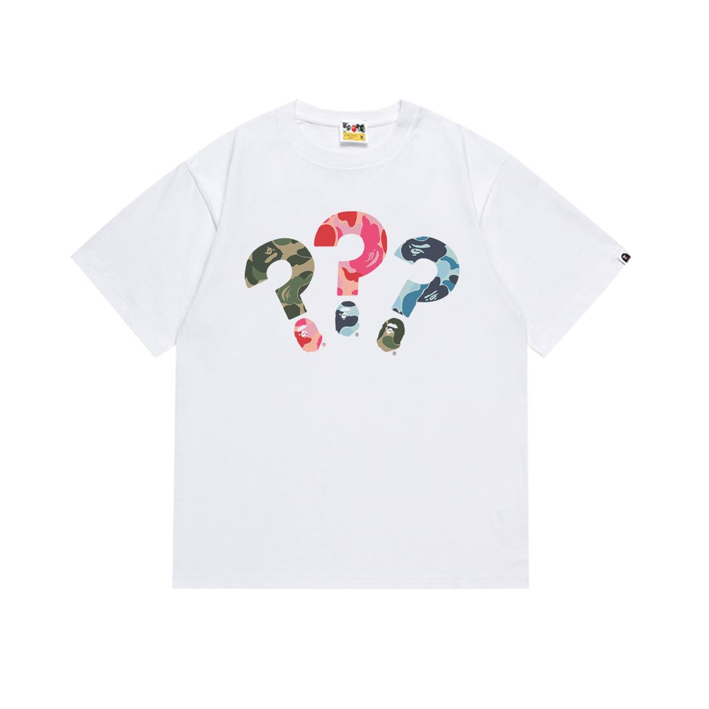 BAPE Question Mark Graphic Short-Sleeve T-Shirt ¡ª front