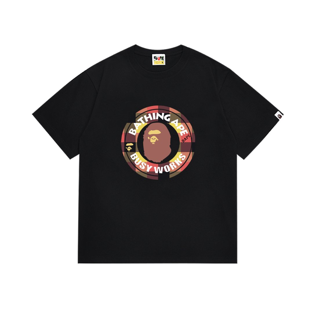 BAPE Busy Works Circle Graphic T-Shirt ¡ª front