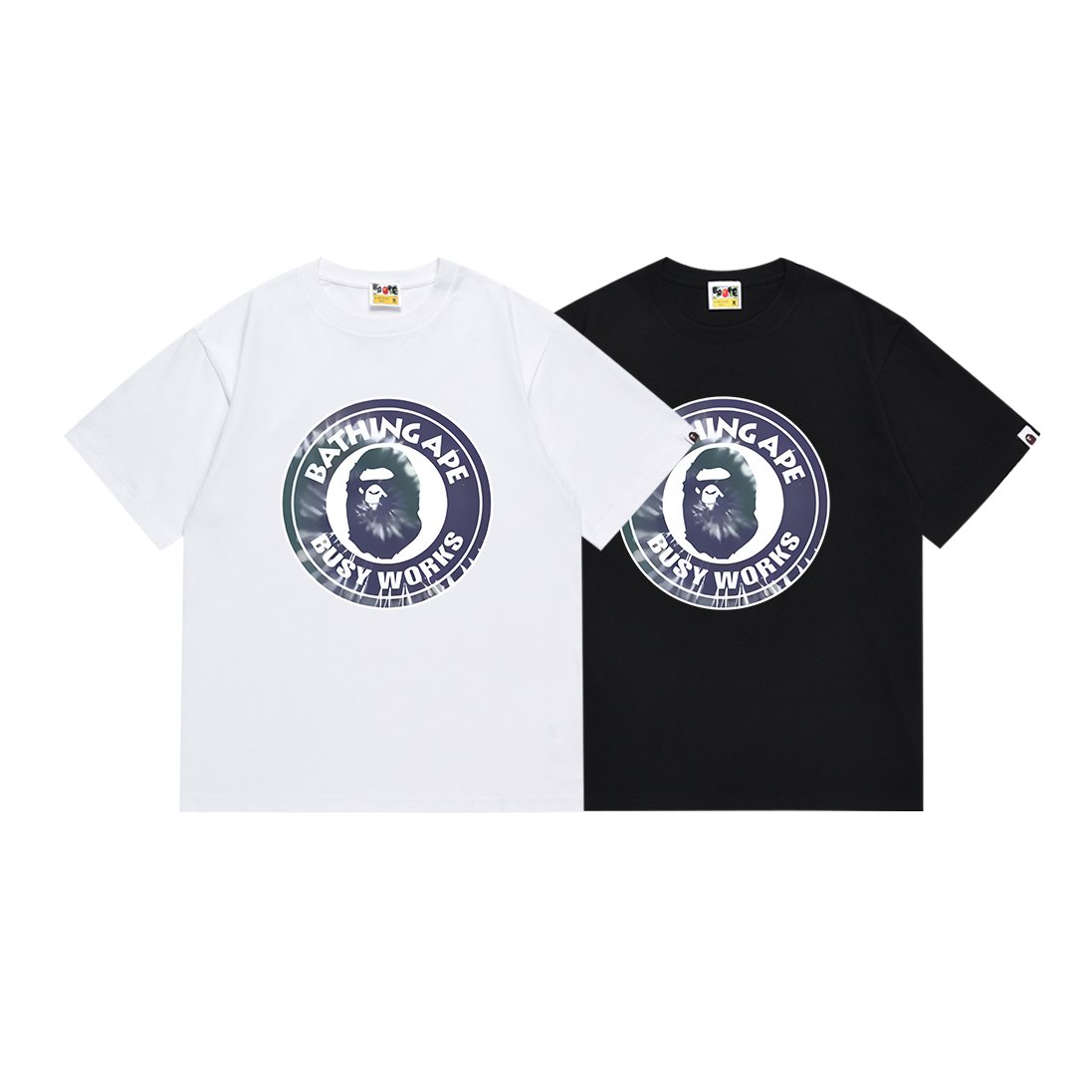 BAPE Busy Works Iridescent Circle Graphic T-Shirt ¡ª comparison