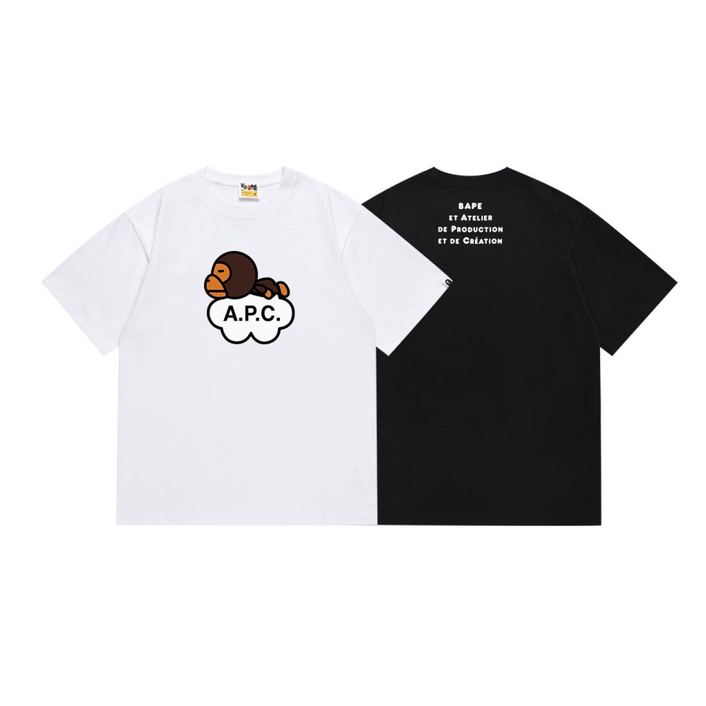 BAPE Ape Cloud Graphic Short-Sleeve T-Shirt ¡ª comparison