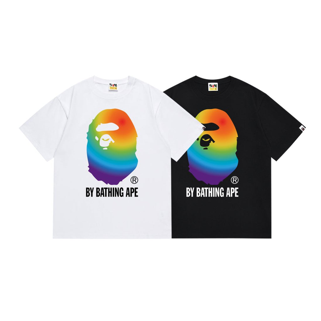 BAPE Rainbow Ape Head Graphic T-Shirt ¡ª comparison