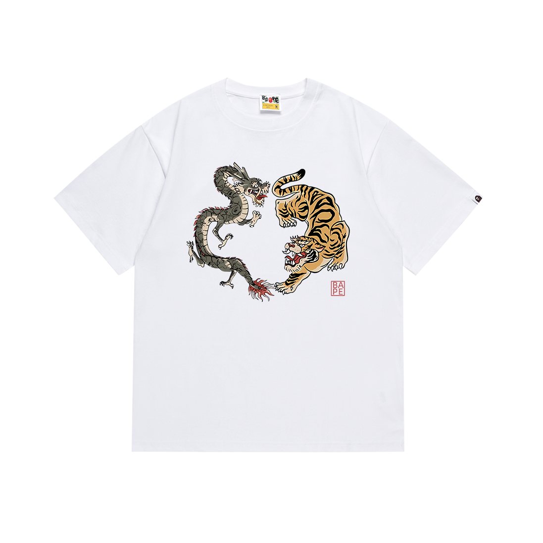 BAPE Dragon and Tiger Graphic T-Shirt ¡ª front