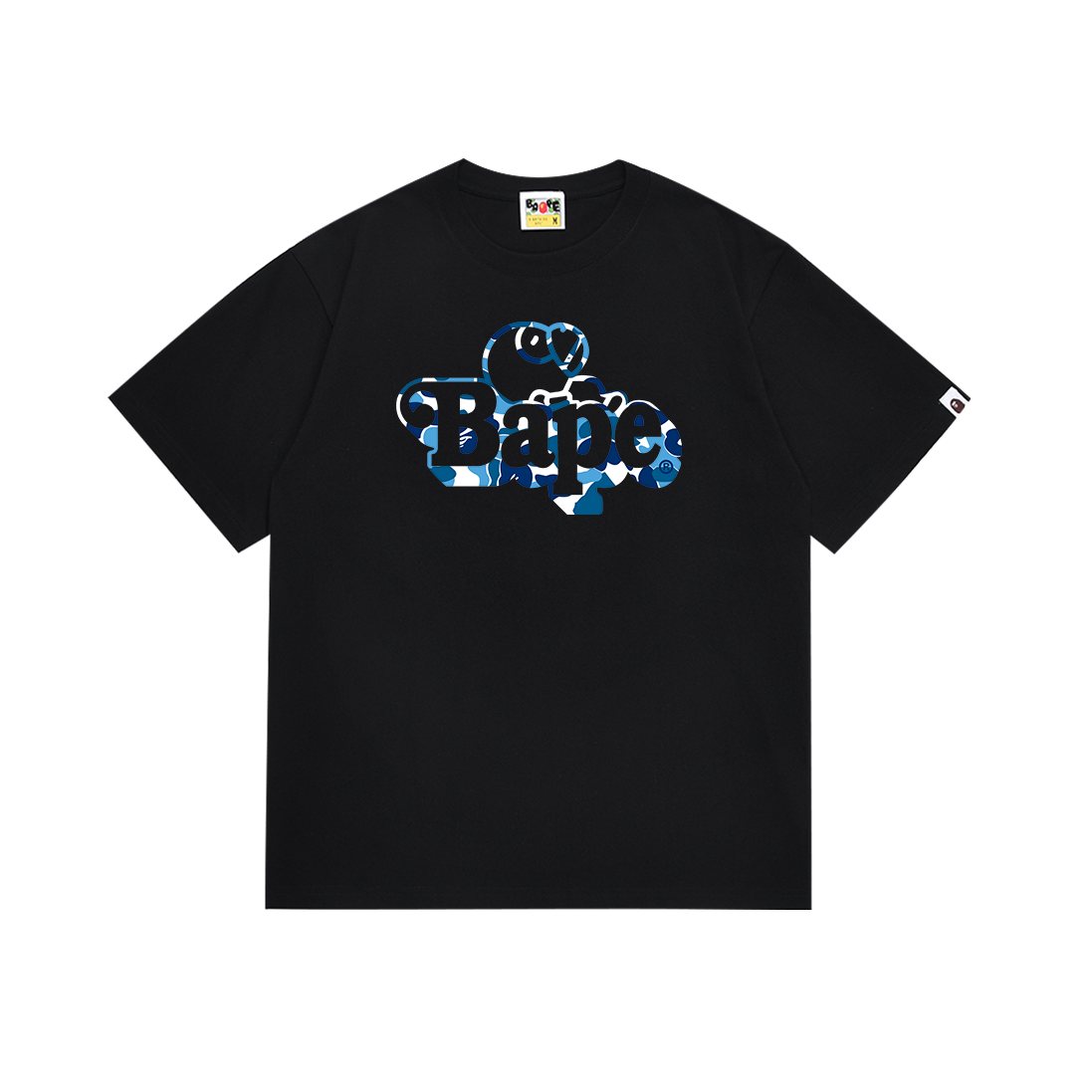 BAPE Blue Camo Graphic T-Shirt ¡ª front
