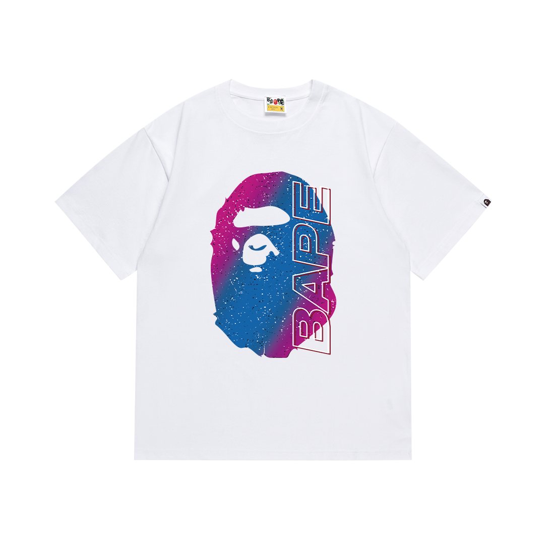 BAPE Gradient Ape Head Graphic T-Shirt ¡ª front