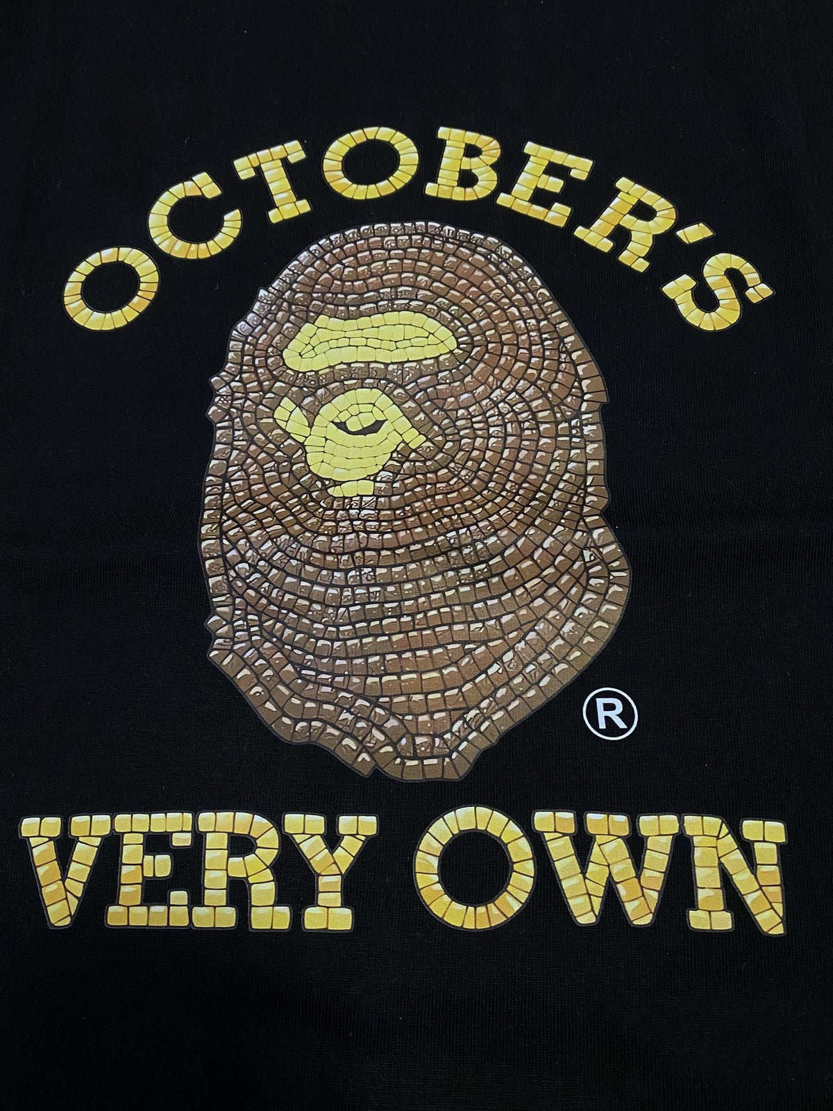 BAPE October's Very Own Ape Head Graphic T-Shirt ¡ª detail