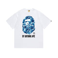 BAPE Blue Camo Ape Head Graphic T-Shirt ¡ª front