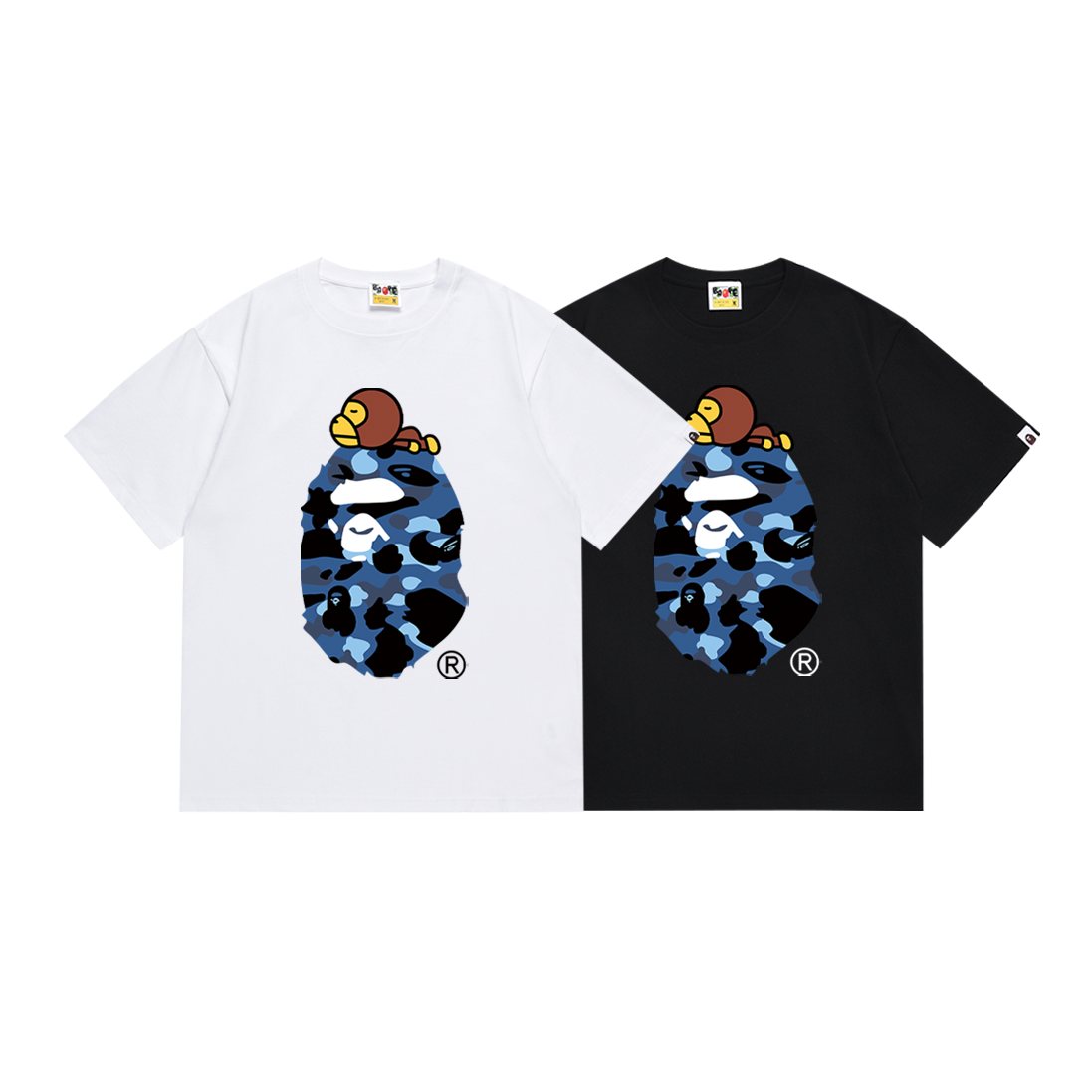 BAPE Large Front Graphic Short-Sleeve T-Shirt ¡ª comparison