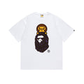 BAPE Purple Leopard Ape Graphic T-Shirt ¡ª front