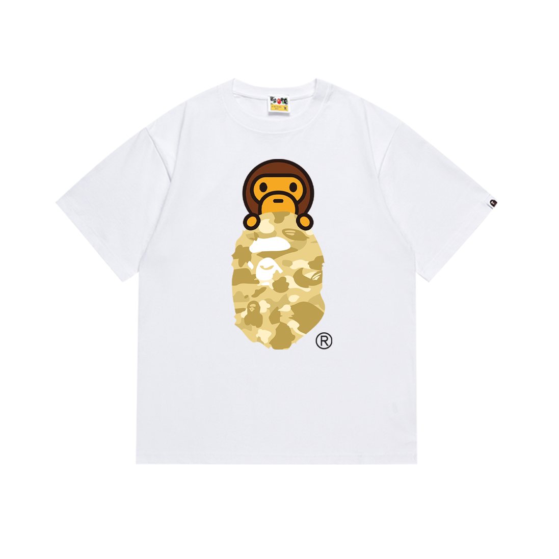 BAPE Camo Ape-Head Graphic T-Shirt ¡ª front