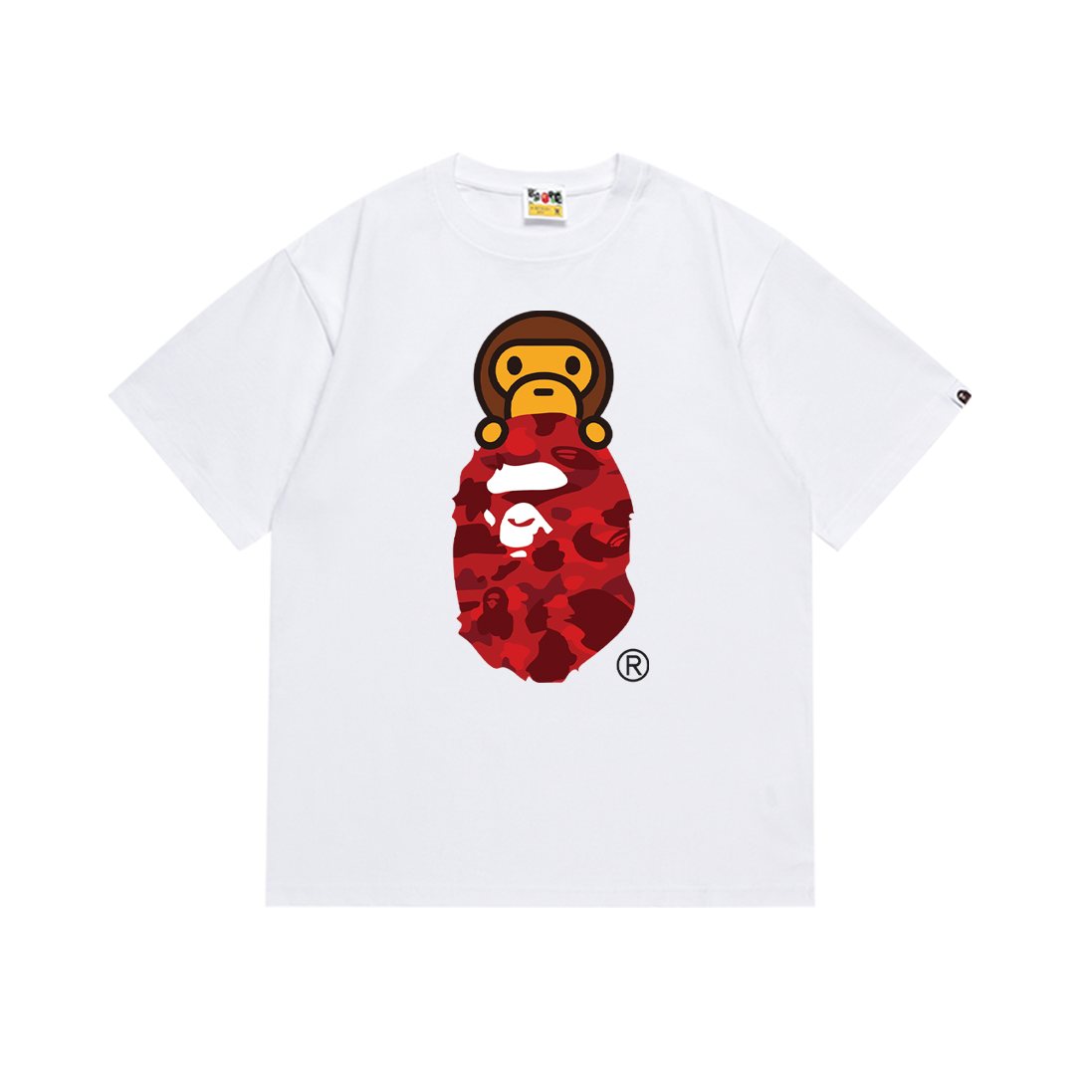 BAPE Camo Ape-Head Graphic T-Shirt ¡ª front
