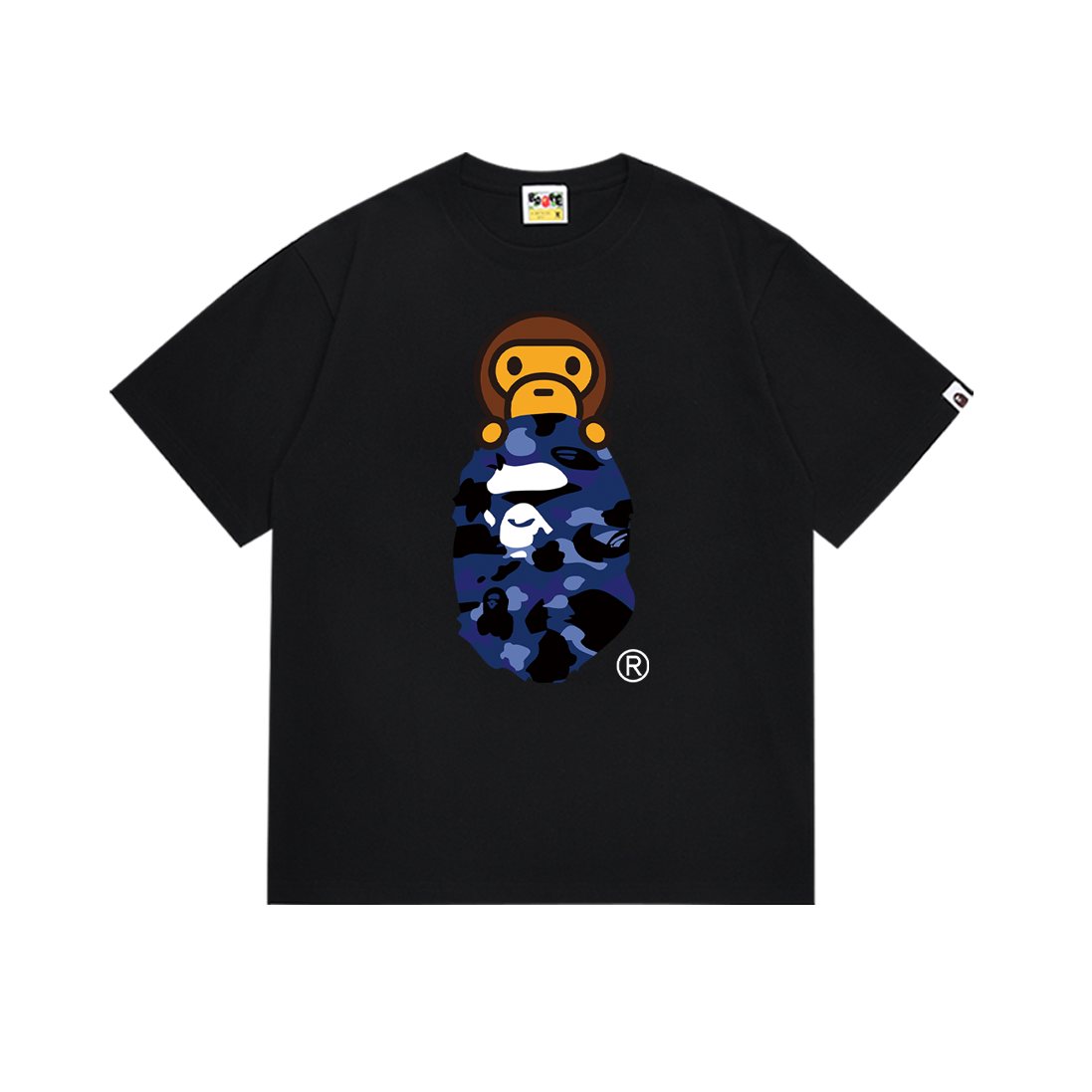 BAPE Camo Ape-Head Graphic T-Shirt ¡ª front