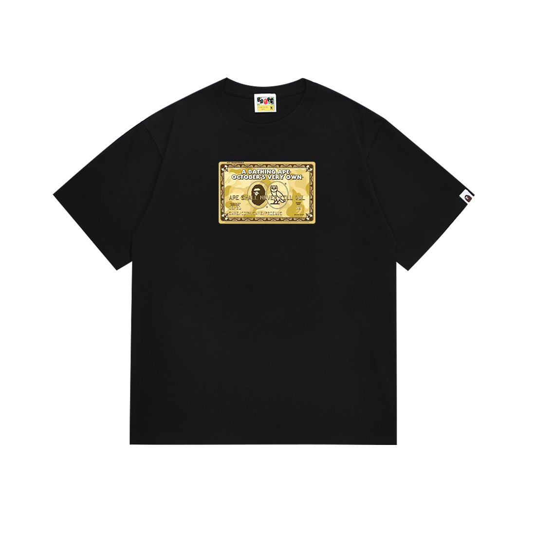 BAPE Gold Bill Graphic Short-Sleeve T-Shirt ¡ª front