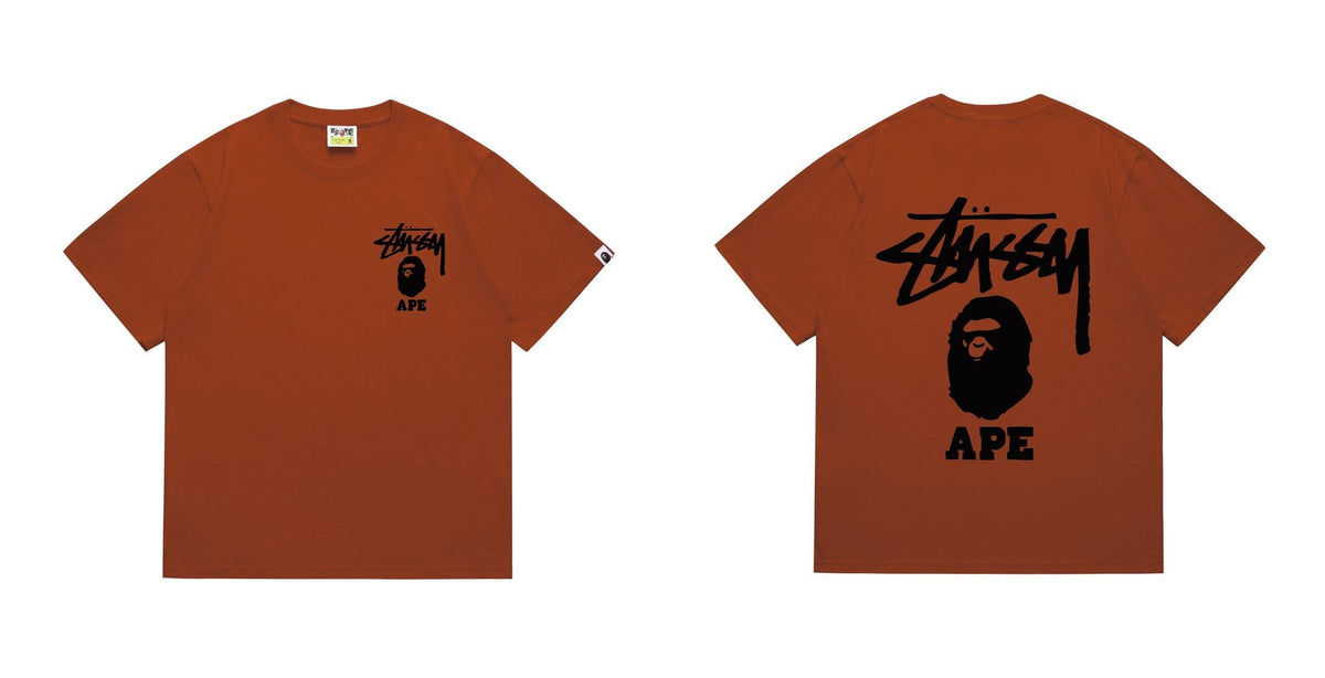 BAPE Stussy Graphic Short-Sleeve T-Shirt ¡ª hero