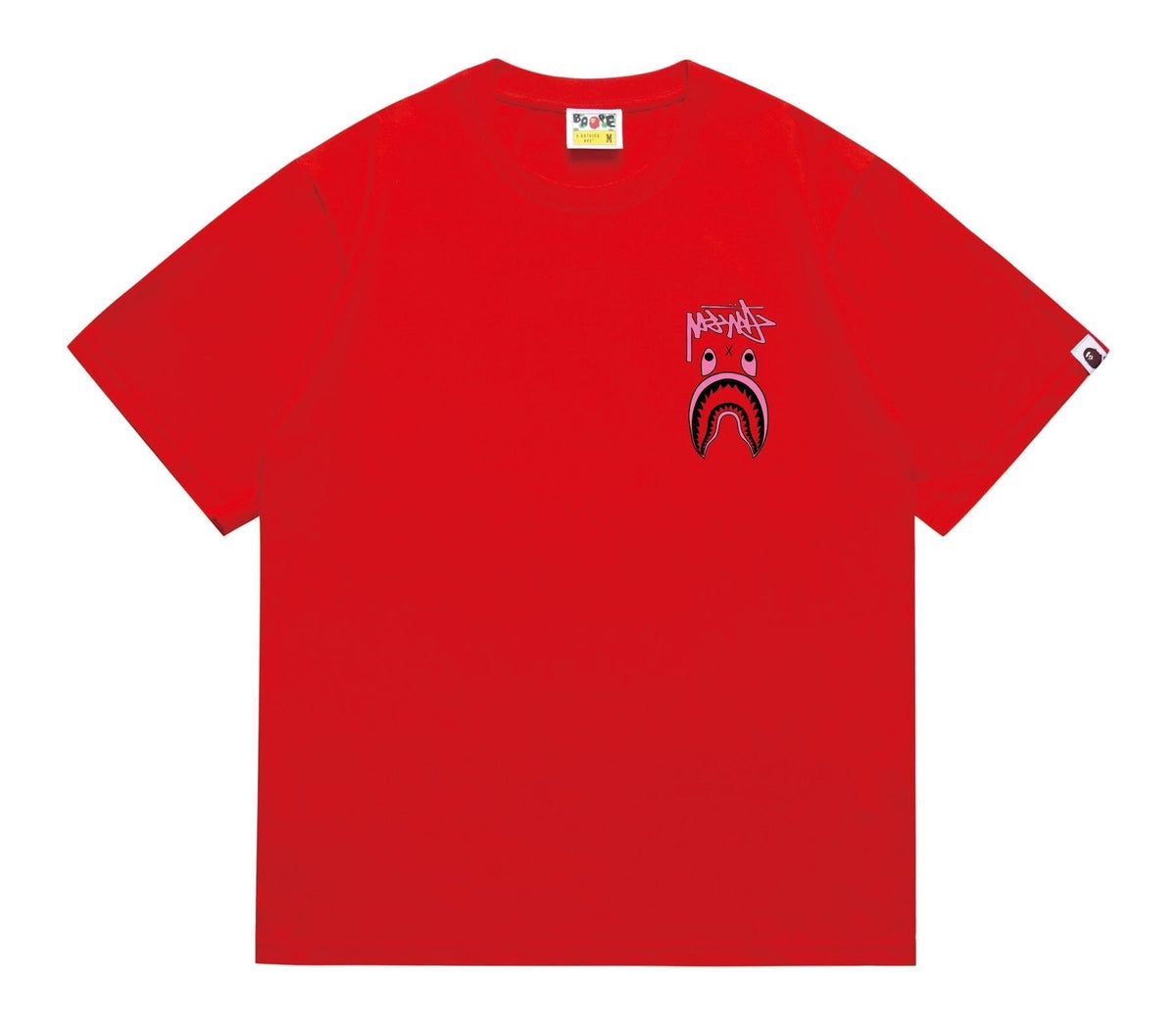 BAPE Contrast Shark Wordmark Graphic T-Shirt ¡ª front