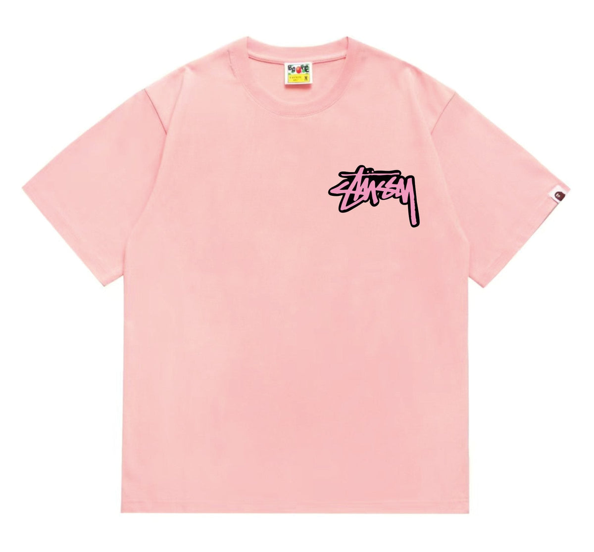 BAPE Dark-Face Graffiti Graphic T-Shirt ¡ª front