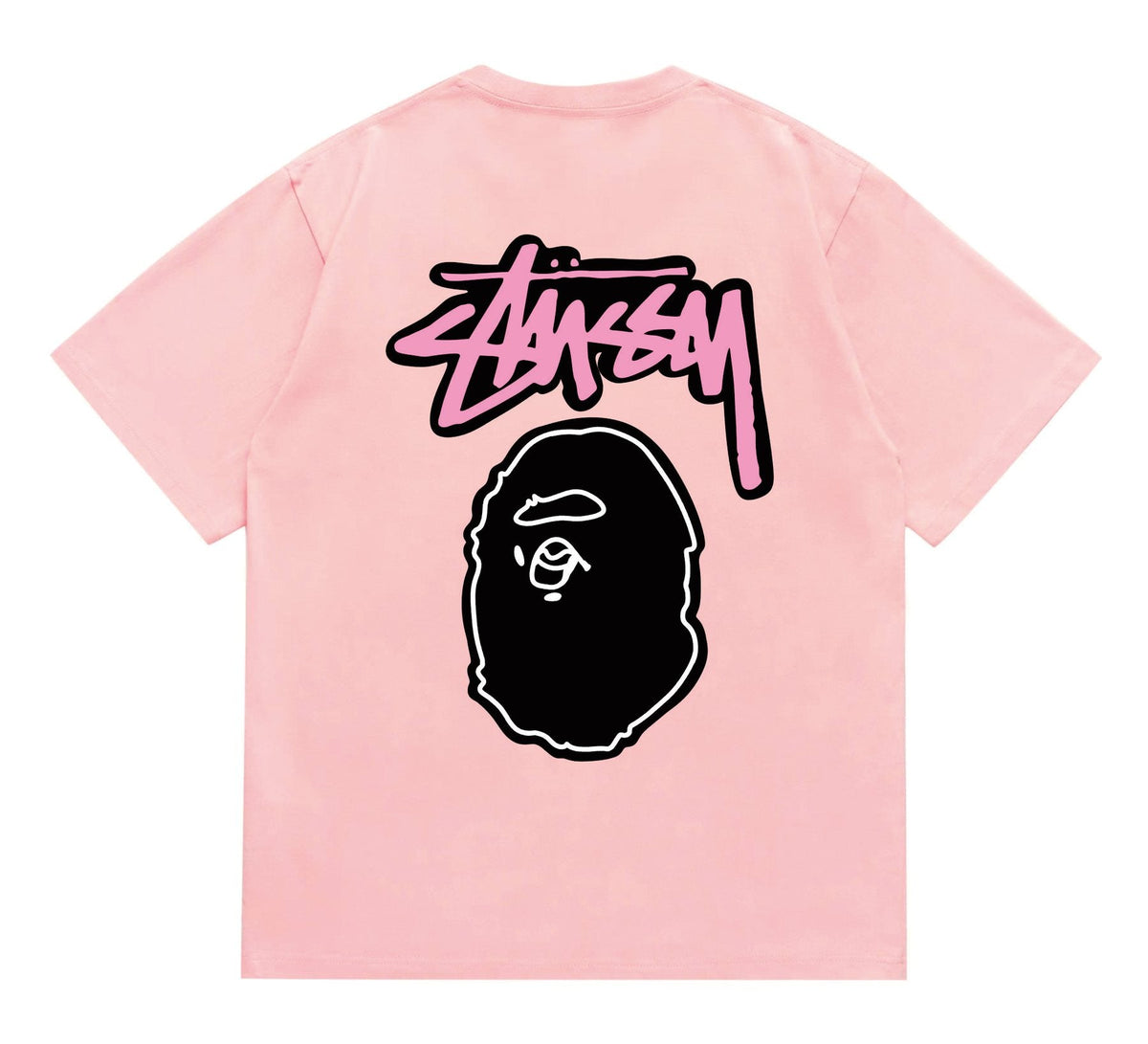 BAPE Dark-Face Graffiti Graphic T-Shirt ¡ª back