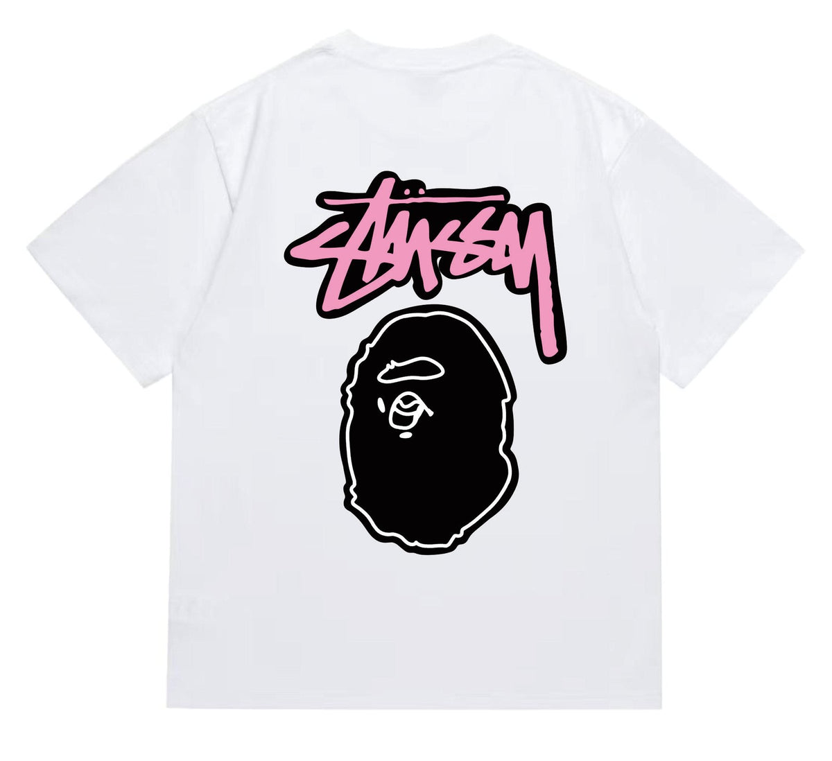 BAPE Dark-Face Graffiti Graphic T-Shirt ¡ª back