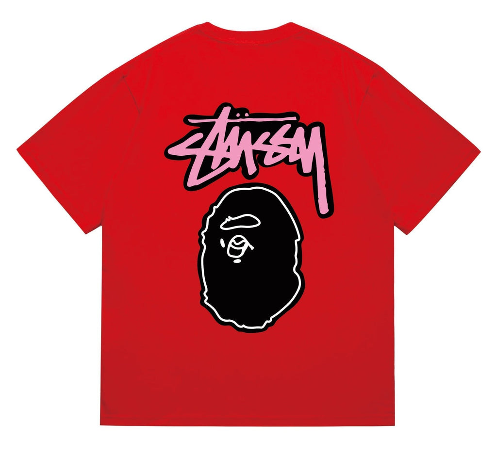 BAPE Dark-Face Graffiti Graphic T-Shirt ¡ª back