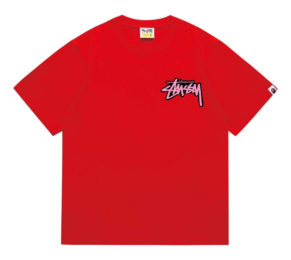 BAPE Dark-Face Graffiti Graphic T-Shirt ¡ª front