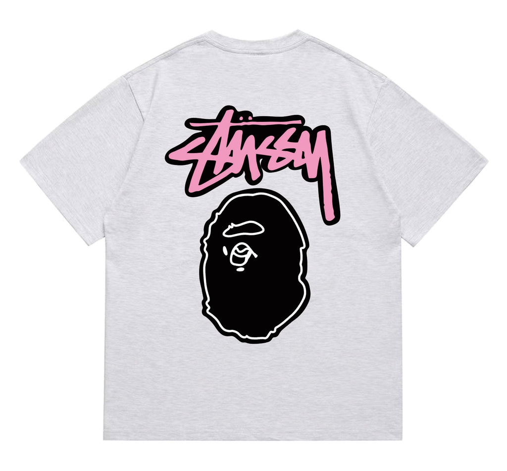 BAPE Dark-Face Graffiti Graphic T-Shirt ¡ª back