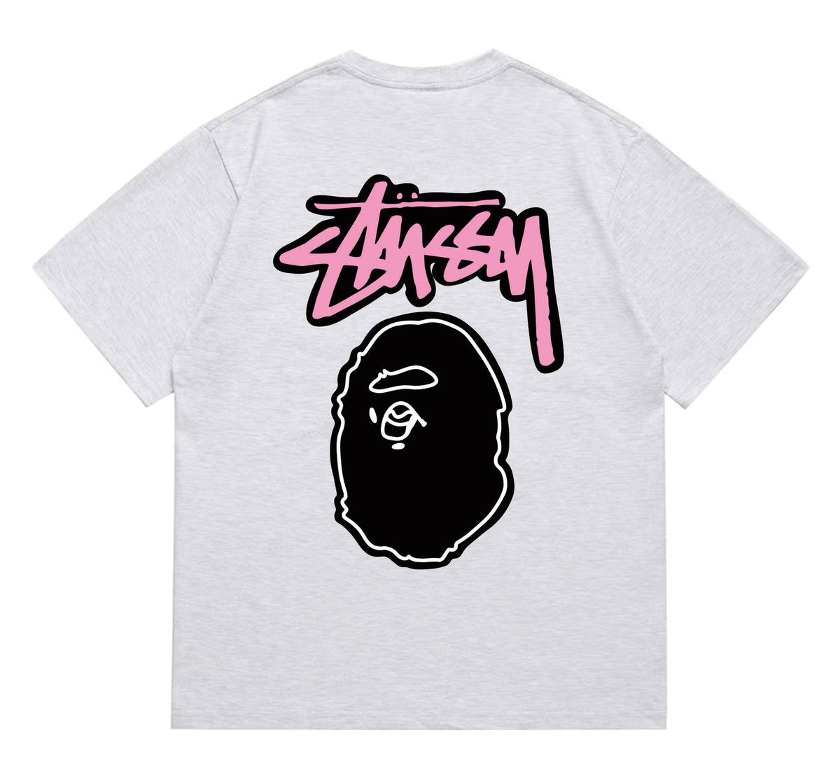 BAPE Dark-Face Graffiti Graphic T-Shirt ¡ª back