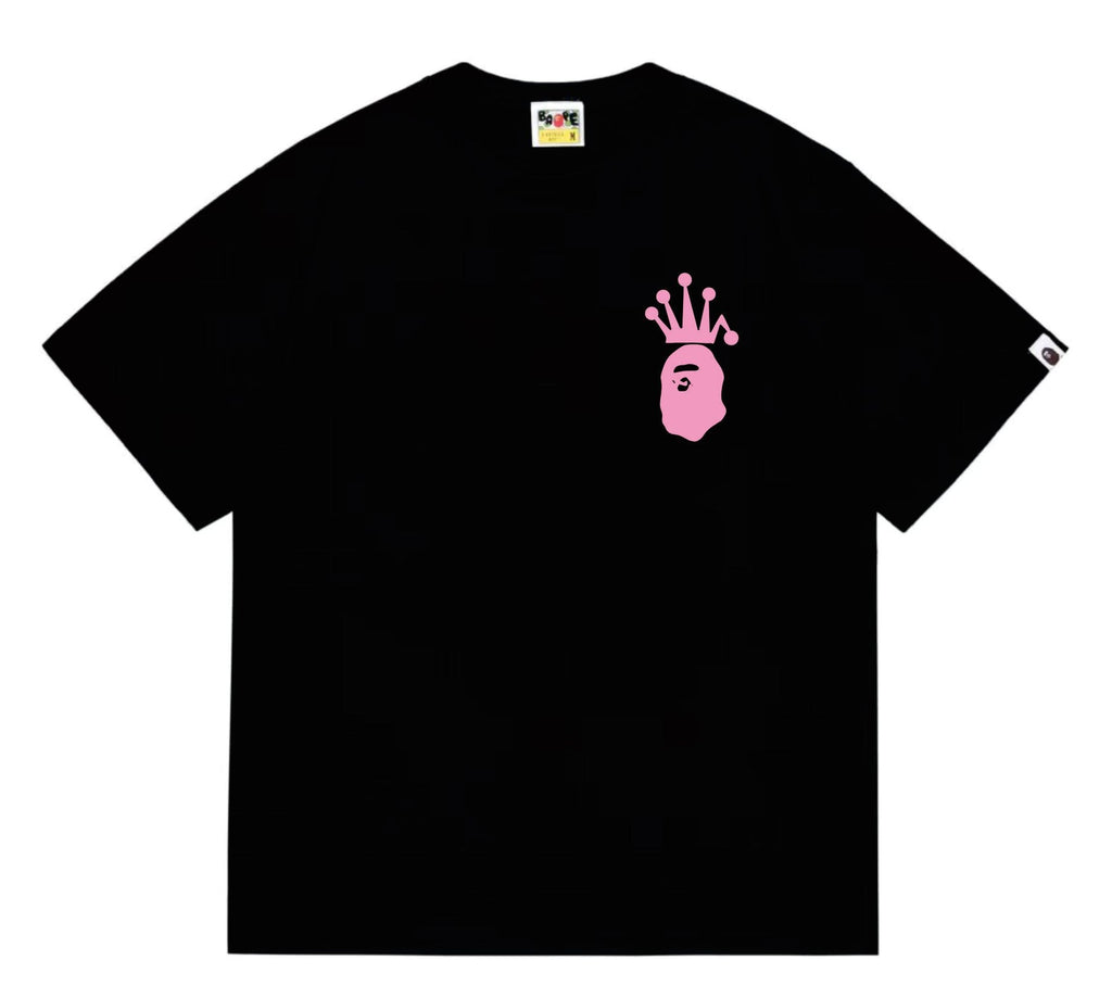BAPE Crowned Ape Back Graphic Short-Sleeve T-Shirt ¡ª front