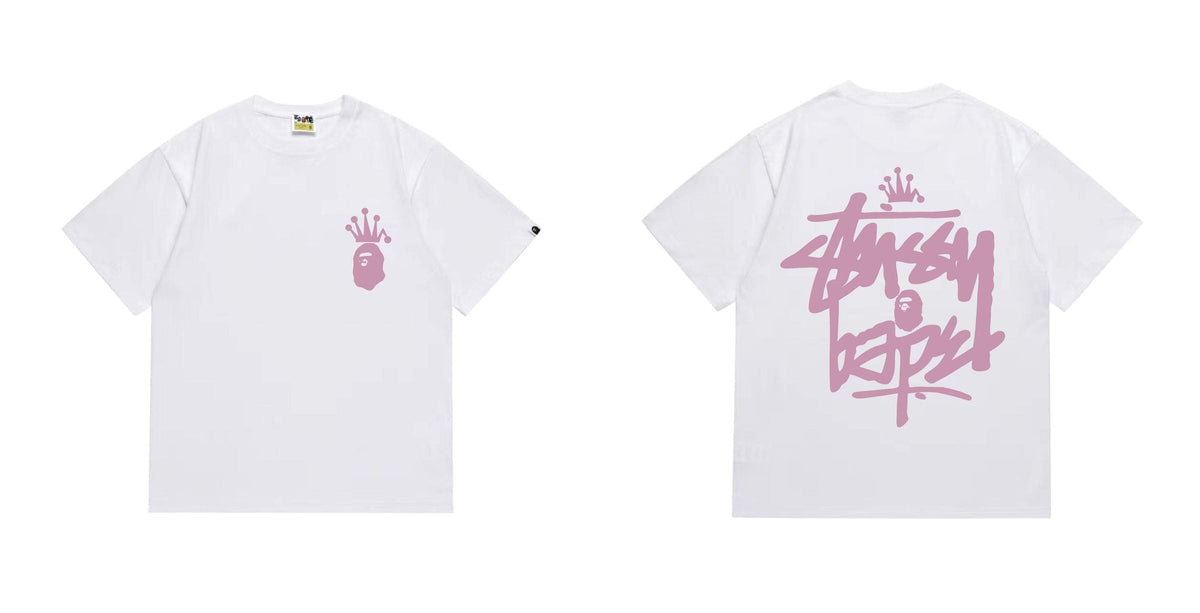BAPE Crowned Ape Back Graphic Short-Sleeve T-Shirt ¡ª hero