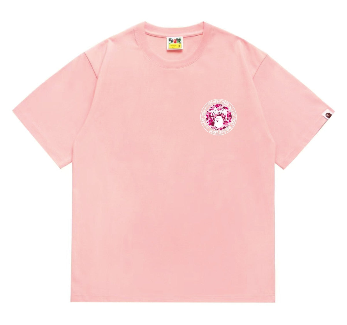 BAPE Light Circular Graphic Short-Sleeve T-Shirt ¡ª front