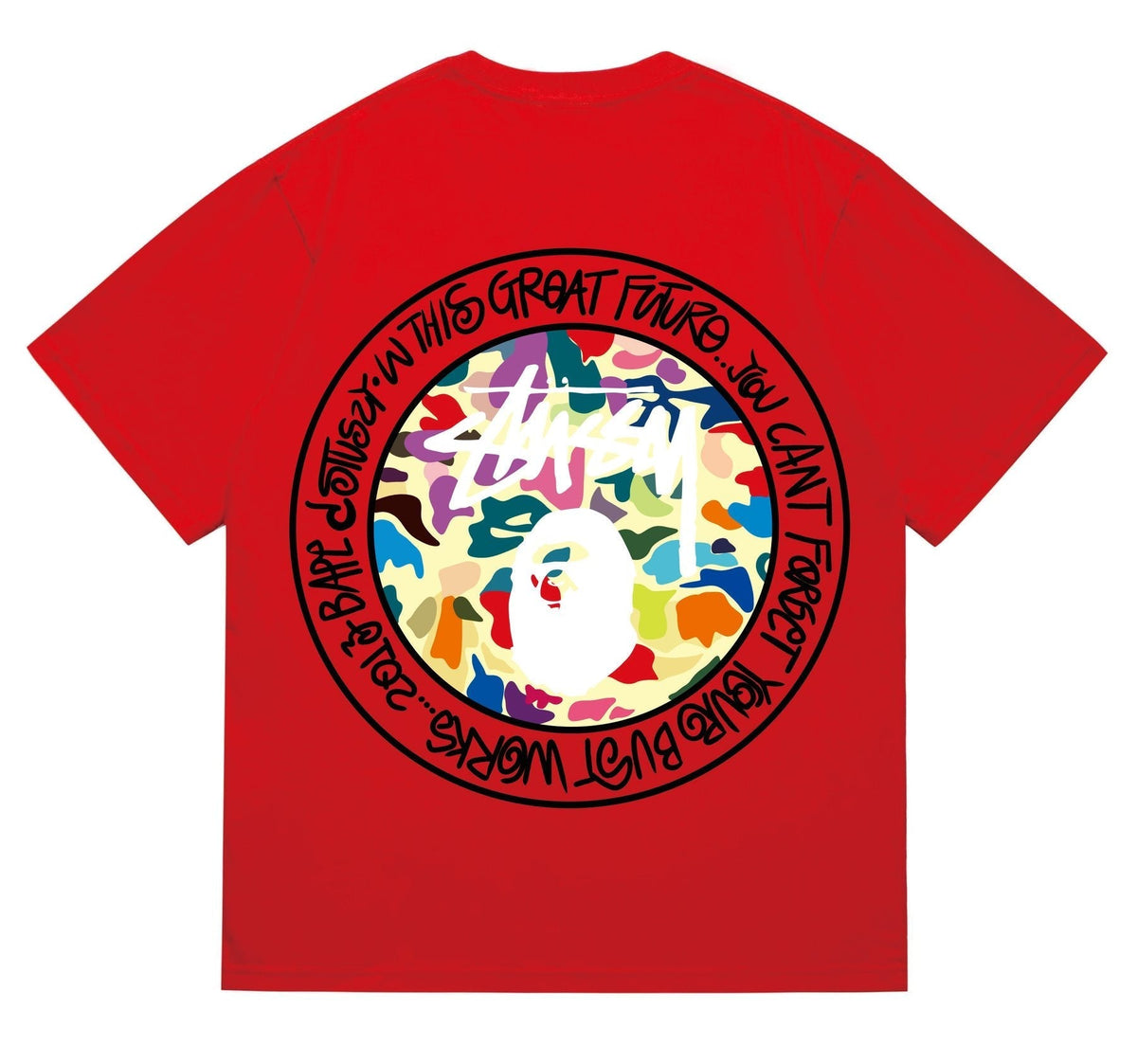 BAPE Circular Ape Graphic T-Shirt ¡ª back