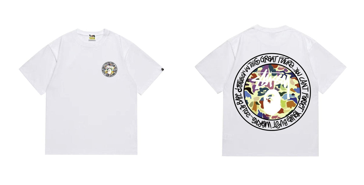 BAPE Circular Ape Graphic T-Shirt ¡ª comparison