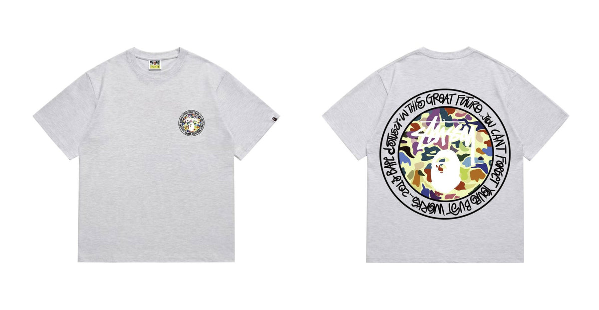 BAPE Circular Ape Graphic T-Shirt ¡ª comparison