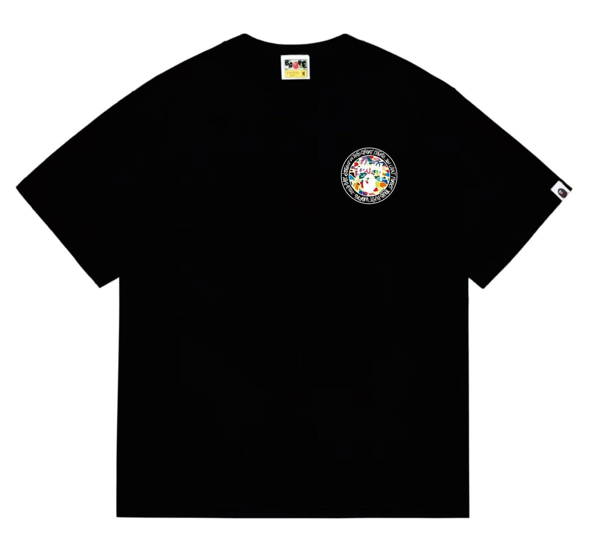 BAPE Circular Wordmark Graphic T-Shirt ¡ª front