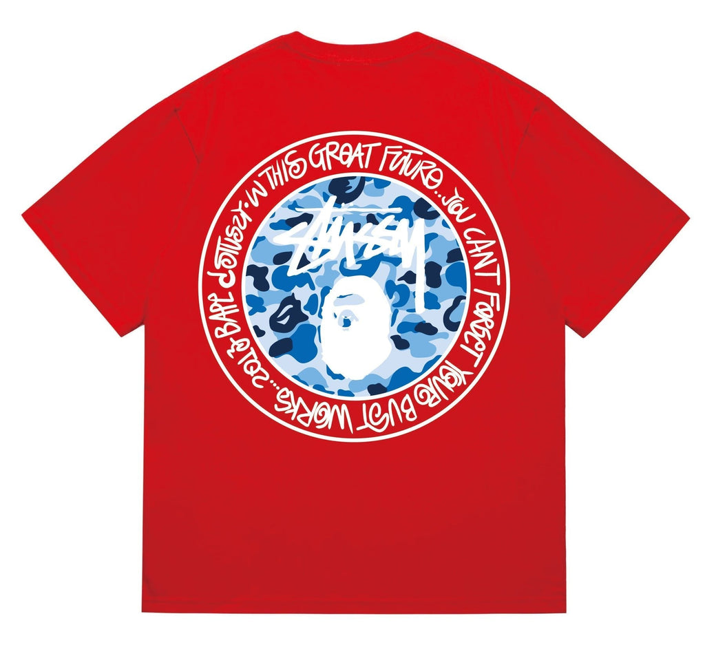 BAPE White-Ring Camo Back Graphic T-Shirt ¡ª back