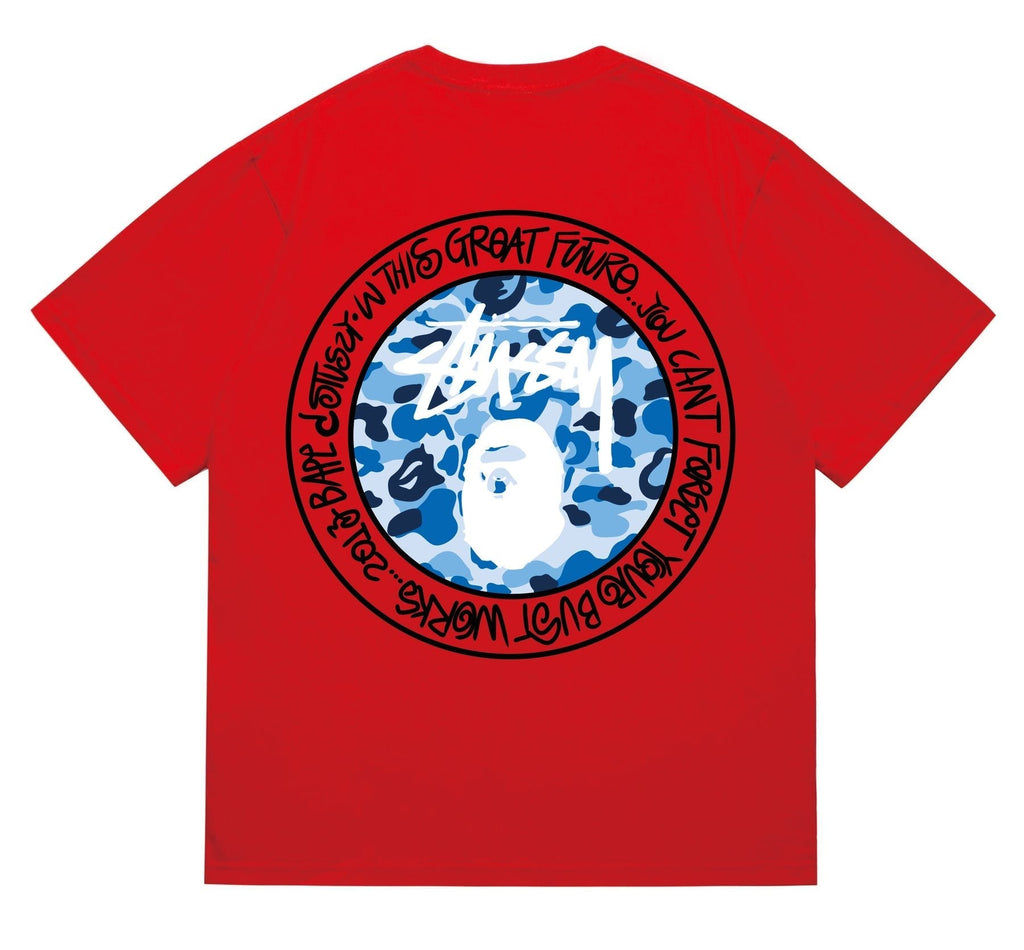 BAPE Circular Camo Back Graphic T-Shirt ¡ª back