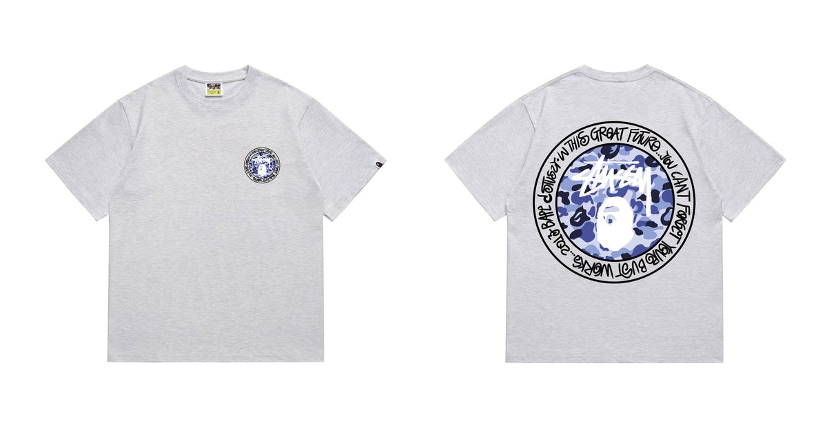 BAPE Circular Camo Back Graphic T-Shirt ¡ª comparison
